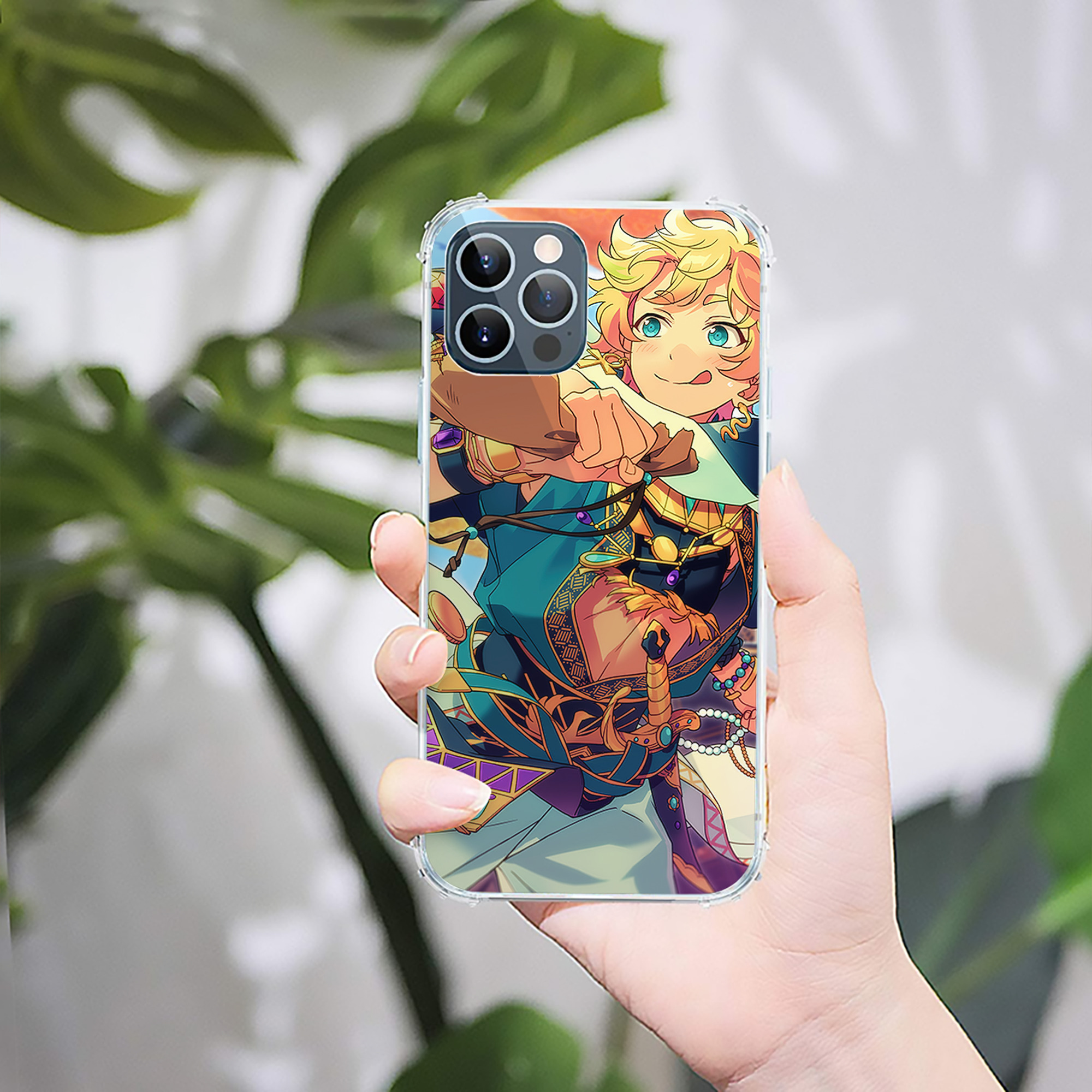 （画像用） あんさんぶるスターズ! Ensemble Stars 【iPhone 12シリーズ対応】透明スマホケース（クリアソフトケース）